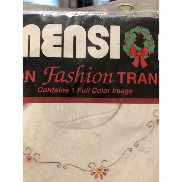 Vintage Dimensions Iron-On Fashion Transfer #80042 Christmas Carousel by Toni Ba - Picture 6 of 6